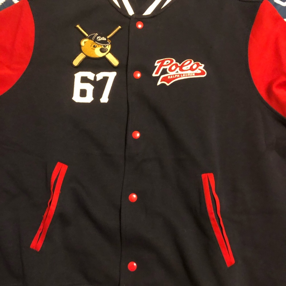 Polo Ralph Lauren Jacket  Polo Bears Letterman Varsity Jacket Size L
